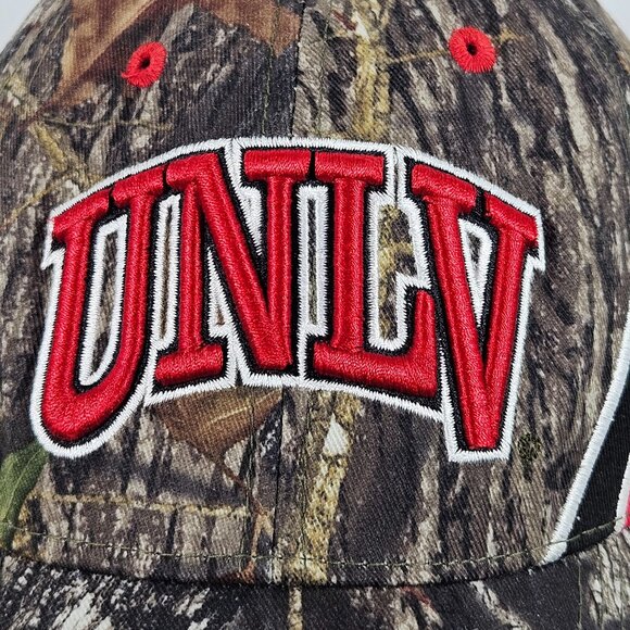 UNLV Camouflage Baseball Cap Embroidered Logo Hey Reb NCAA Adjustable Hat - Picture 2 of 13